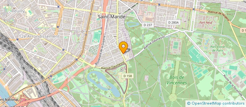 localisation de l'entreprise YES SB PATRIMOINE à SAINT-MANDE