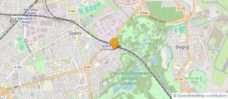 localisation de l'entreprise YES SERVICES INTERNATIONAL  STAINS