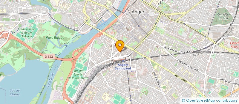 localisation de l'entreprise YES'TOUCH à ANGERS