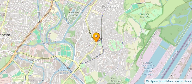 localisation de l'entreprise YES'VAP à STRASBOURG