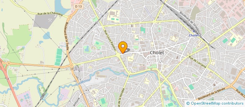 localisation de l'entreprise YES WE DO à CHOLET