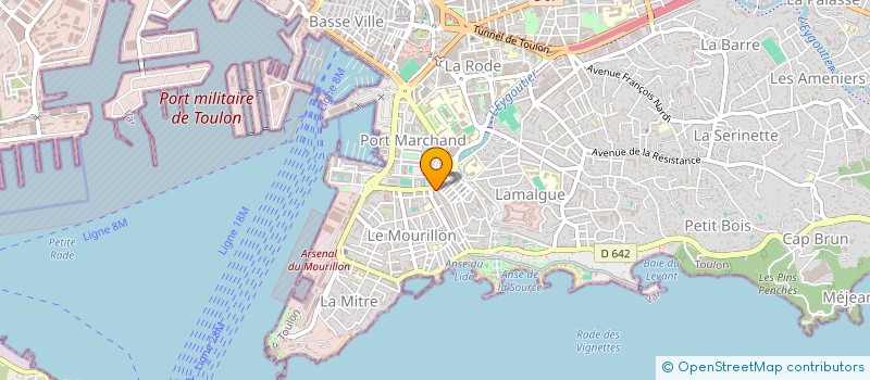 localisation de l'entreprise YES YOGA 83  TOULON
