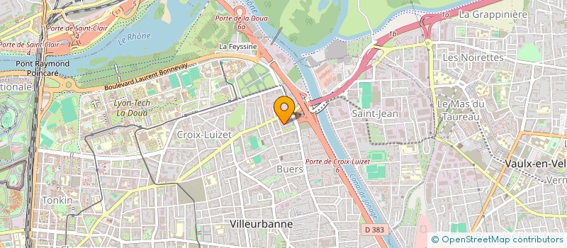 localisation de l'entreprise YESAGAIN APP  VILLEURBANNE