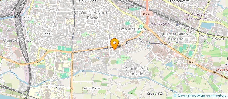 localisation de l'entreprise YESAUTO  AVIGNON