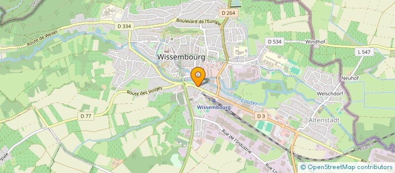 localisation de l'entreprise YESGI  WISSEMBOURG