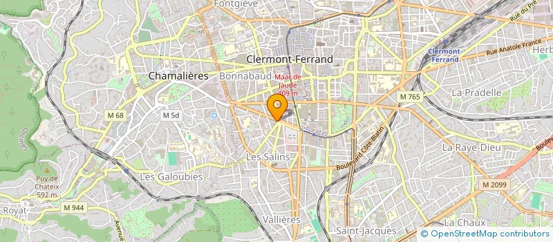 localisation de l'entreprise YESITIS  CLERMONT-FERRAND