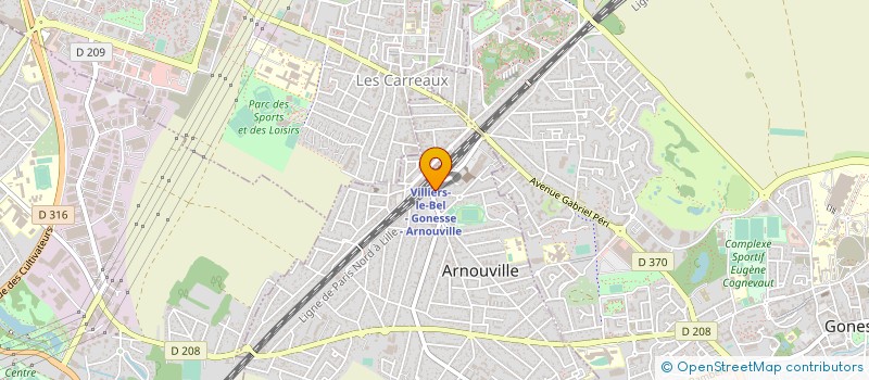 localisation de l'entreprise YESM  ARNOUVILLE