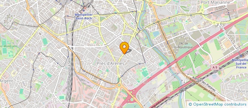 localisation de l'entreprise YESPRO à MONTPELLIER