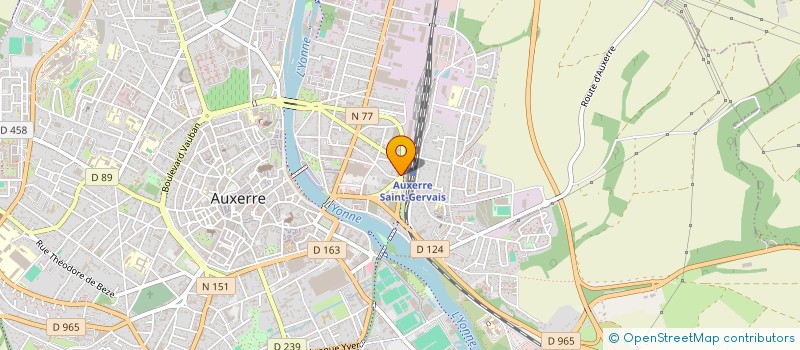 localisation de l'entreprise YESS à AUXERRE