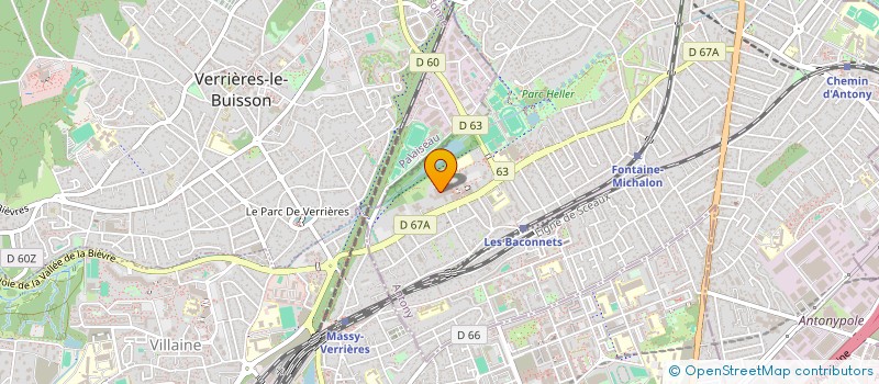 localisation de l'entreprise YESS COMMUNICATION à ANTONY