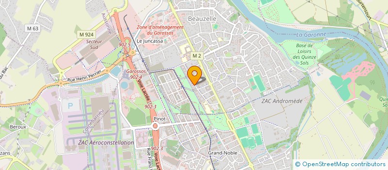 localisation de l'entreprise YESSAY GROUP  BEAUZELLE