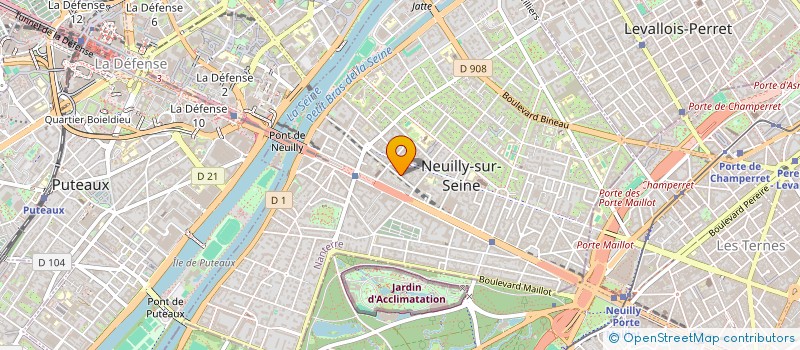 localisation de l'entreprise YESSMO à NEUILLY-SUR-SEINE