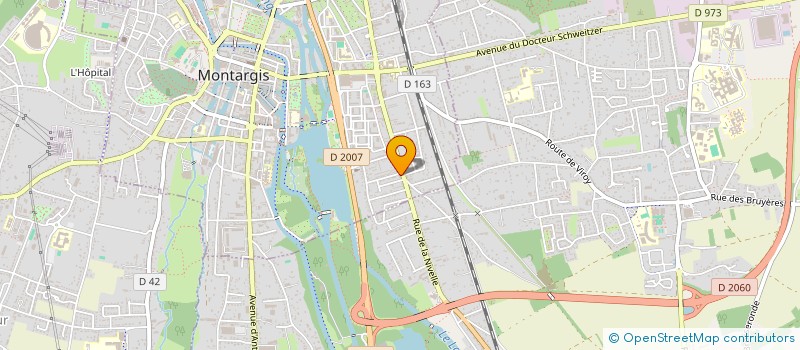 localisation de l'entreprise YESSO INGENIERIE à MONTARGIS