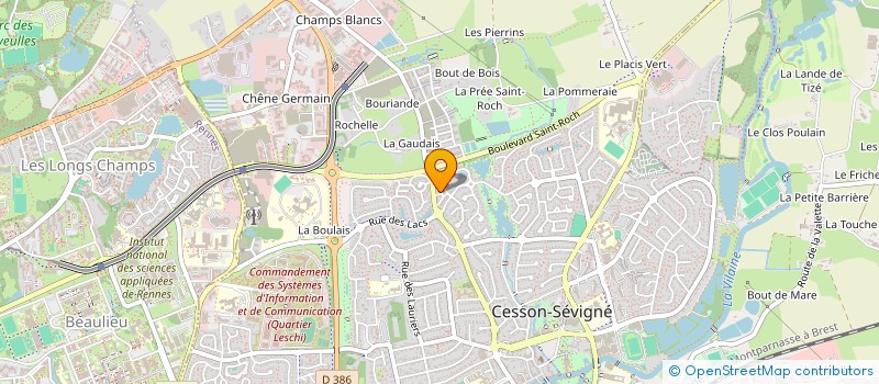 localisation de l'entreprise YESTOODAY à CESSON-SEVIGNE