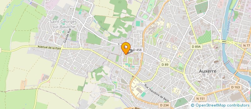 localisation de l'entreprise YESUI à AUXERRE