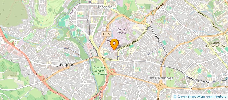 localisation de l'entreprise YESWEB à MONTPELLIER