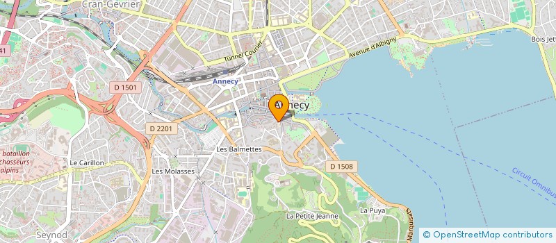 localisation de l'entreprise YESWECO à ANNECY