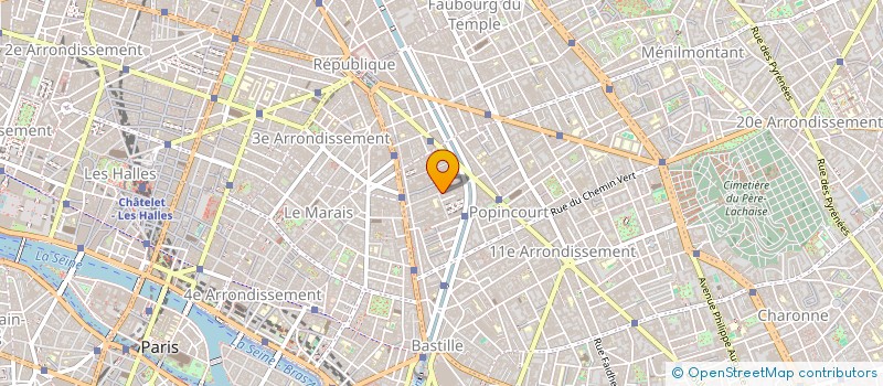 localisation de l'entreprise YESWECOOK à PARIS