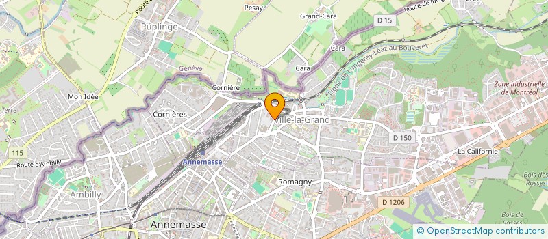 localisation de l'entreprise YET  VILLE-LA-GRAND