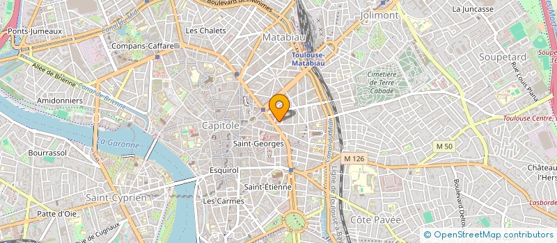 localisation de l'entreprise YET SECURITE GARDIENNAGE  TOULOUSE