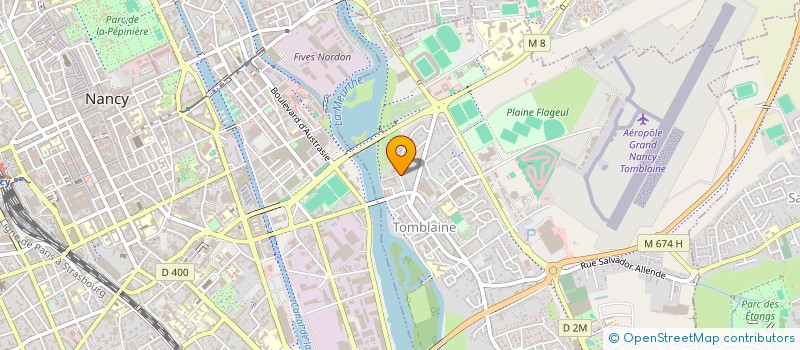 localisation de l'entreprise YETER  TOMBLAINE