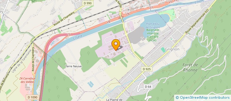 localisation de l'entreprise YETHY à GILLY-SUR-ISERE