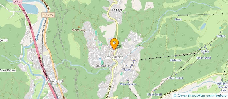 localisation de l'entreprise YETI  ARACHES-LA-FRASSE