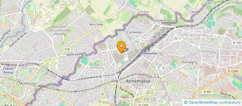 localisation de l'entreprise YETI  AMBILLY