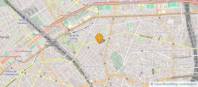 localisation de l'entreprise YETI COMMUNICATION VISUELLE MULTI MEDIAS  PARIS