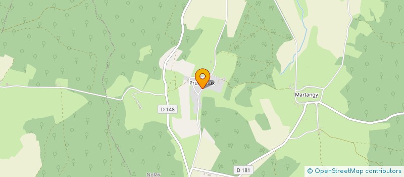 localisation de l'entreprise YETI INFORMATIQUE à NOLAY