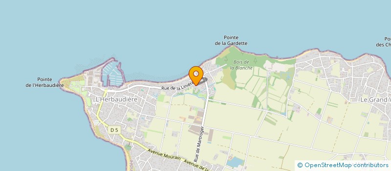 localisation de l'entreprise YEU à NOIRMOUTIER-EN-L'ILE