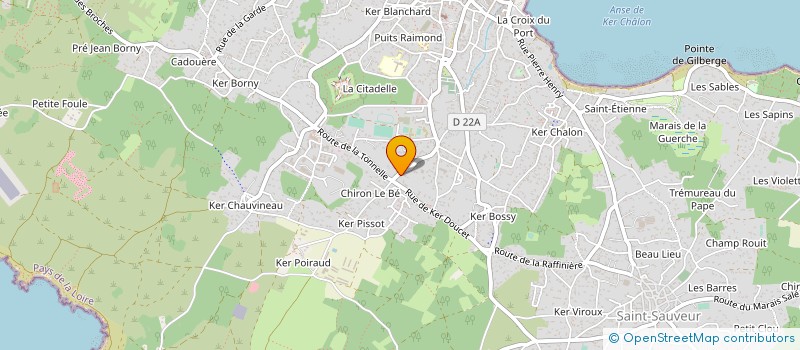 localisation de l'entreprise YEU BOISSONS NAUD  L'ILE-D'YEU