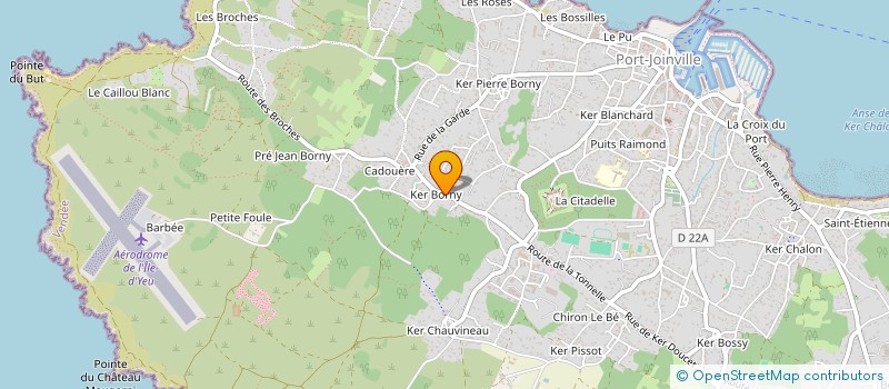 localisation de l'entreprise YEU OVALIE  L'ILE-D'YEU