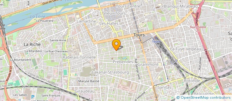 localisation de l'entreprise YEVA  TOURS