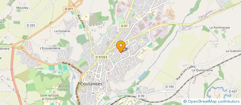 localisation de l'entreprise YEVALEX  COUTANCES