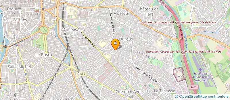 localisation de l'entreprise YEW à TOULOUSE