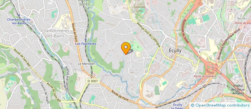 localisation de l'entreprise YEWSTREET  ECULLY