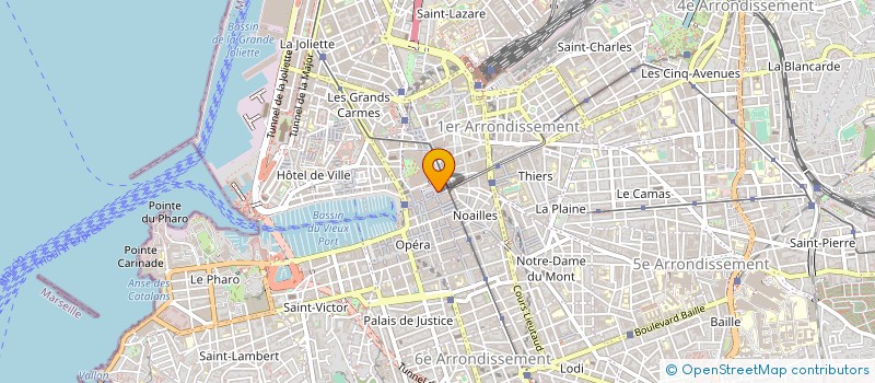localisation de l'entreprise YEX TRANSPORT à MARSEILLE
