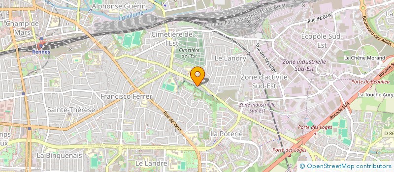 localisation de l'entreprise YEXODY à RENNES