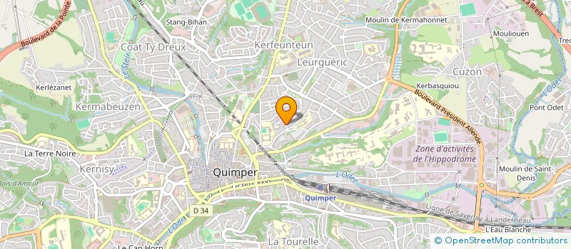 localisation de l'entreprise YEZH HA SEVENADUR à QUIMPER