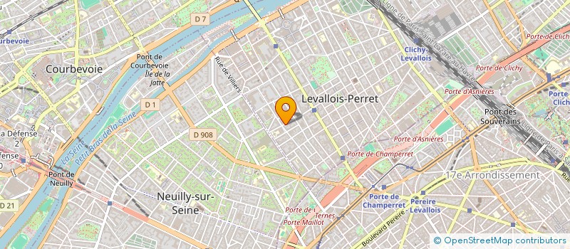 localisation de l'entreprise YEZHOU à LEVALLOIS-PERRET