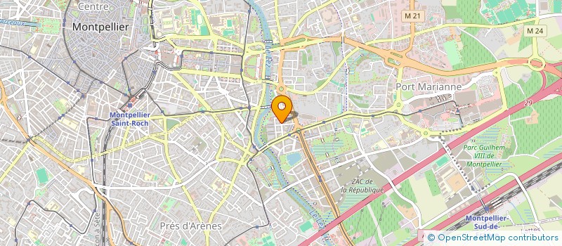 localisation de l'entreprise YEZOU à MONTPELLIER