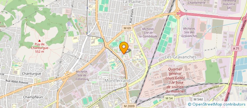 localisation de l'entreprise YF  CLERMONT-FERRAND