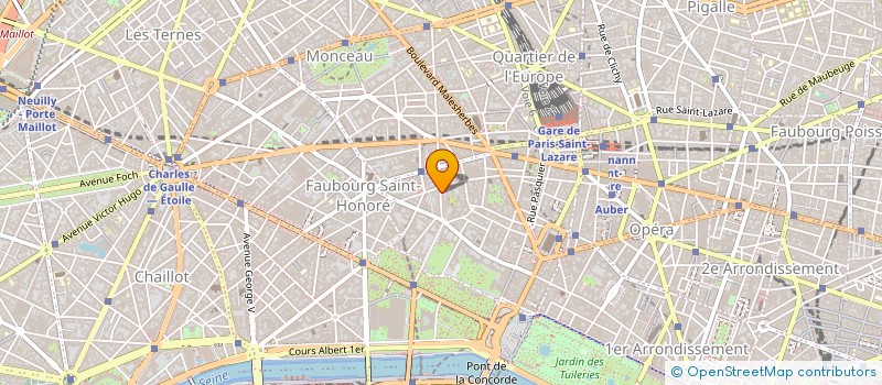 localisation de l'entreprise YF  PARIS