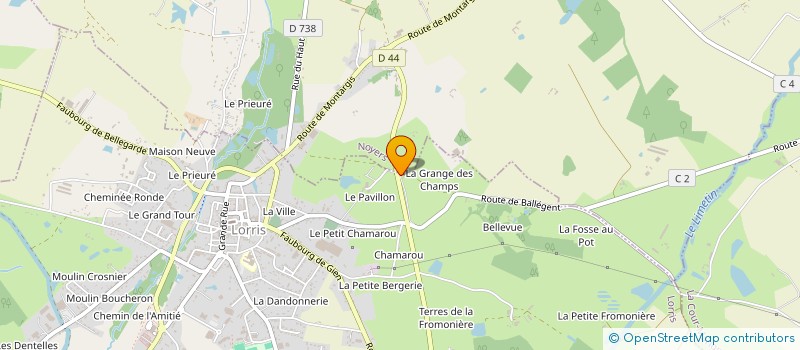 localisation de l'entreprise YF à LORRIS