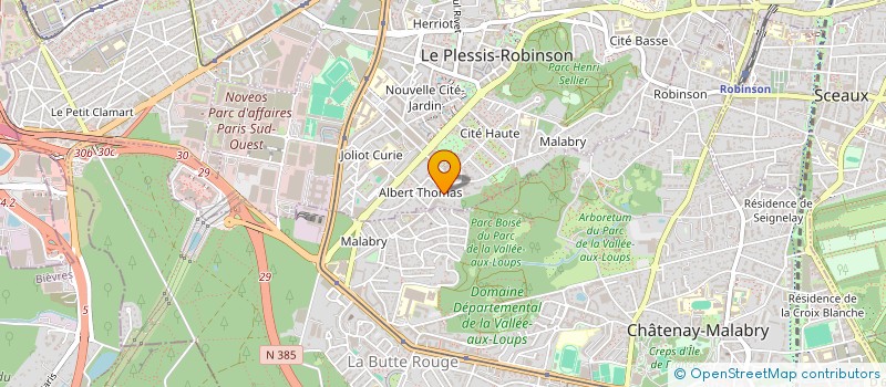 localisation de l'entreprise YF CONSEIL à LE PLESSIS-ROBINSON
