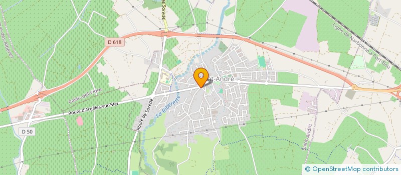 localisation de l'entreprise YF HABITAT  ARGELES-SUR-MER