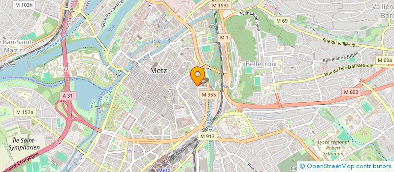 localisation de l'entreprise YF IMMO  METZ