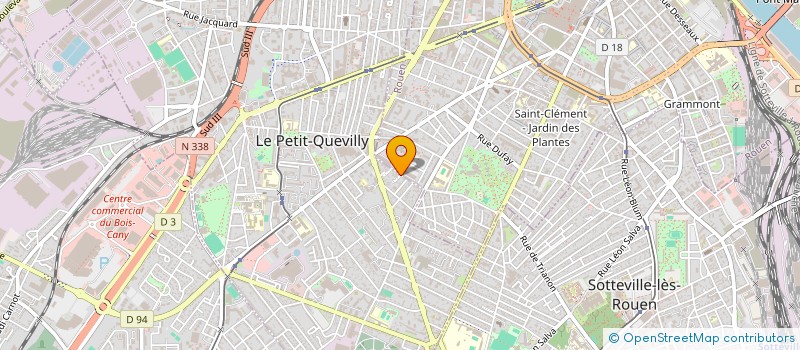 localisation de l'entreprise YF POSE à LE PETIT-QUEVILLY