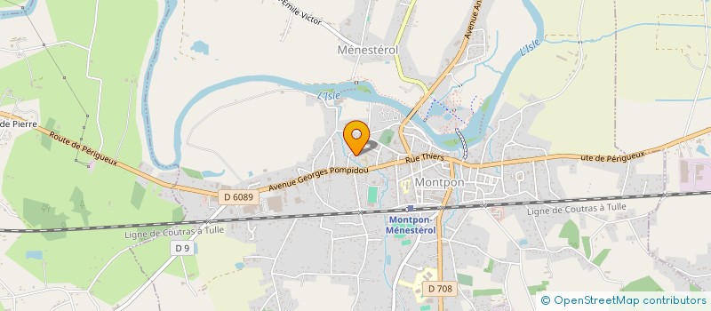 localisation de l'entreprise YF REALISATIONS  MONTPON-MENESTEROL